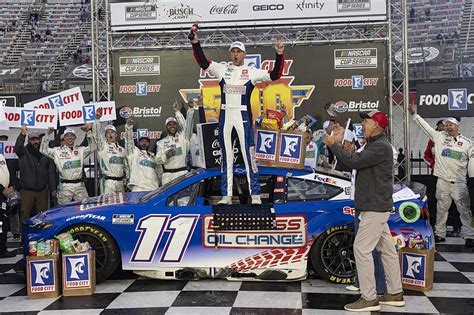 who won bristol yesterday|NASCAR results, highlights: Denny Hamlin wins at Bristol, .